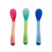 China Easy Grip Silicone Baby Spoon For Little Babies Custom Length Eco Friendly factory