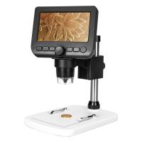 China Brightness Adjustable Digital LCD Microscope DC 5V/1A Manual Focus 5mm To 80mm factory