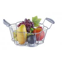 China Food Grade Metal Mesh Wire Fruit Basket Stainless Steel Material For Home Storage factory
