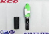 China Green FTTH Solution Product Fiber Optic Fast Connector SC /APC 55mm 60mm factory