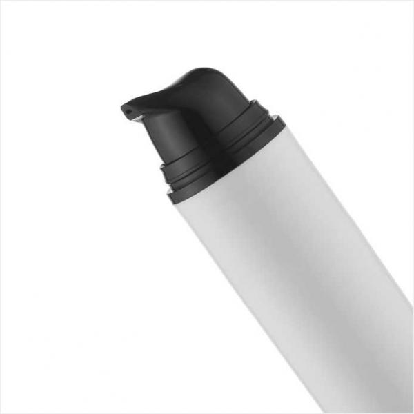 Quality Single wall 15ml 30ml 50ml round cosmetic bottle airless pump PP PCR Material for sale