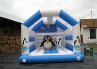 China 5m*4m Penguin Theme Inflatable Bounce Houses For Children factory