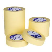 China Crepe Paper Masking Colored Painter's Tape Yellow 2 Inch Custom factory