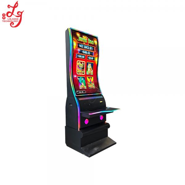 Quality 55 inch S Shape Touchscreen Casino Curved Video Slot Gaming Metal Slot Game Machines Cabinet For Sale for sale