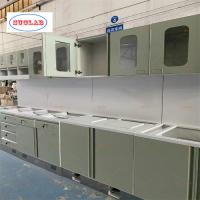 China Full Steel Medical Disposal Cupboard  Price with Three Section Slider for sale