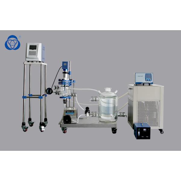 Quality Stock Available Double Jacketed Lab Glass Reactor Explosion Proofing Borosilicate Glass for sale
