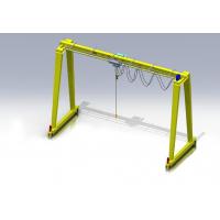 Quality Strong Rigidity A3 10T Single Girder Gantry Crane For Bridge Construction for sale
