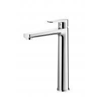 China Modern High Body Bathroom Vessel Sink Faucet Deck Mounted Basin Mixer Tap factory