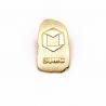 China Embossed Metal Gold Plated Lapel Pins , Hard Enamel Badges Shaped Custom factory