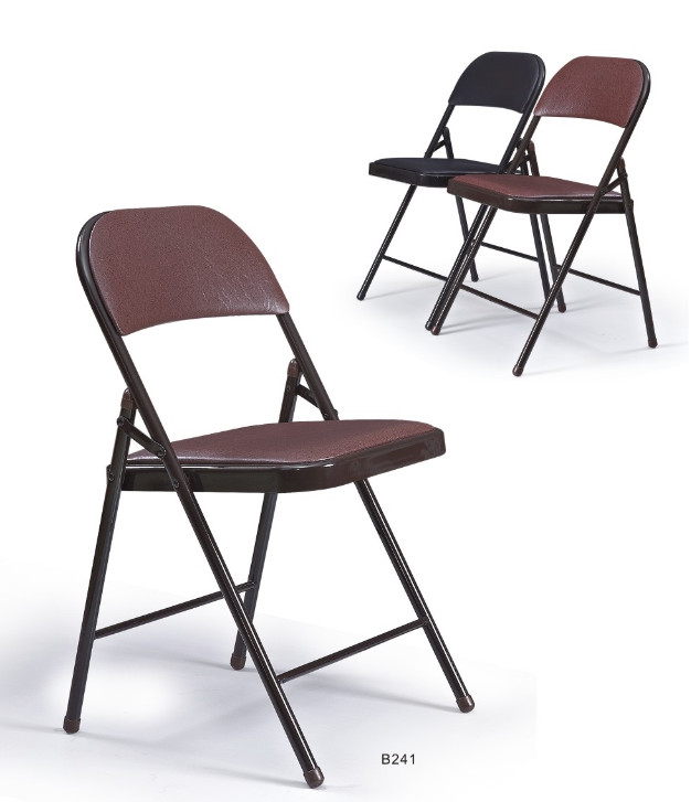 China high quality foldable padded metal chair furniture factory