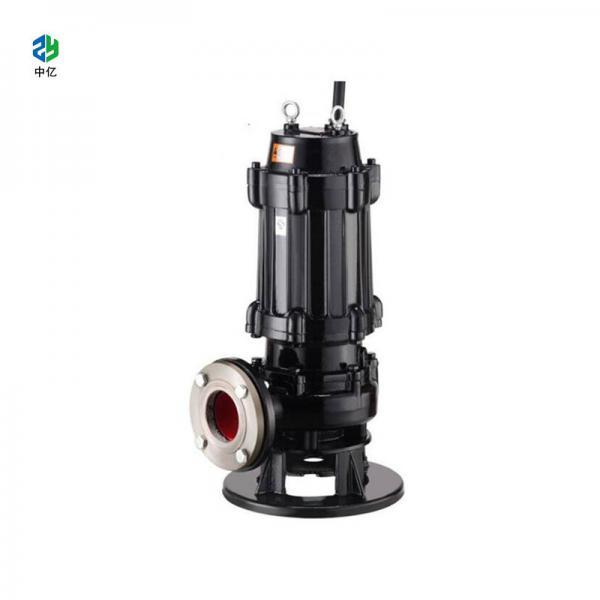 Quality WQK SS304 sewage submersible pump Sump Pumps with grinder impeller power from 0.75-350kw .color can be  blue ,black and for sale