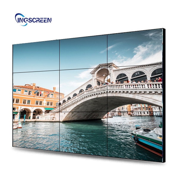 Quality HD 2x2 3x3 LCD Video Wall 49 Inch Led Digital Signage Display For Advertising for sale