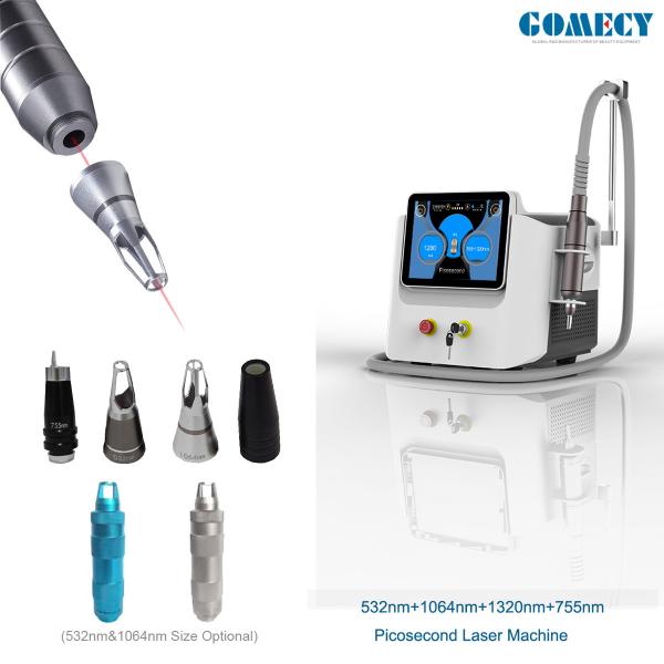 Quality 1000W Picosecond Laser Machine 110V / 220V Adjustable Spot Size 2-10mm For Tattoo Removal for sale