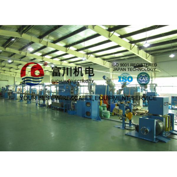 Quality Photovoltaic 50 Wire Extruder Machine Non - Halogen Flame Resistant Wire Dia 0.6 for sale