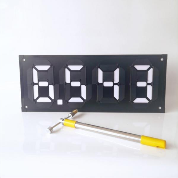 Quality 7 Segments Fuel Price Flip Signs Outdoor Waterproof Gas Price Flip Sign for sale