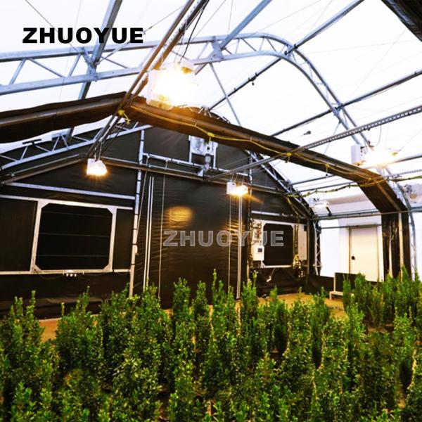 Quality Automatic CO2 Control Light Deprivation Greenhouse With Led Lighting System for sale