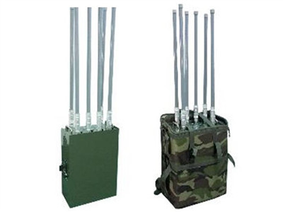 Quality Outdoor Manpack Drone Signal Jammer 6 Bands / Professional Drone Frequency for sale