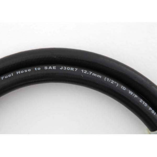 Quality ID 1 / 2 Inch High Temperature Rubber Fuel Hose SAE J30R7 For Automotive Industry for sale