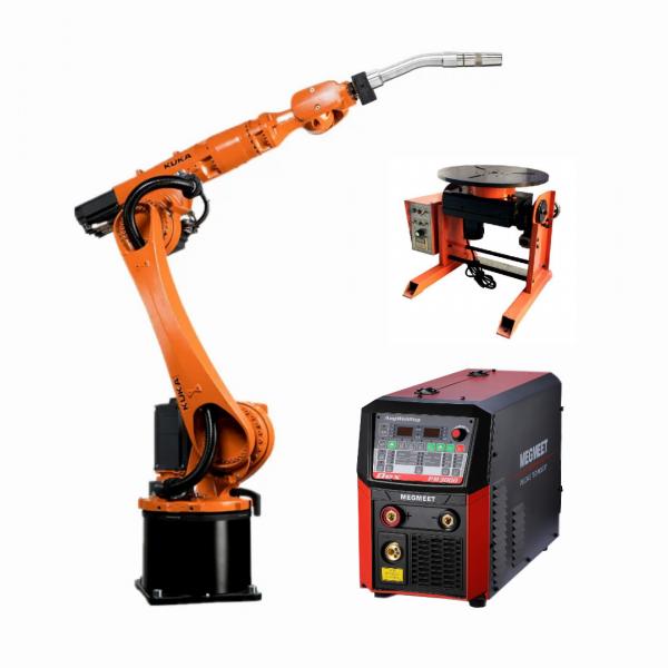 Quality KUKA Welding Robot Arm KR16 Industrial Robot Arm With MIG MAG Welding Machine Torch for sale