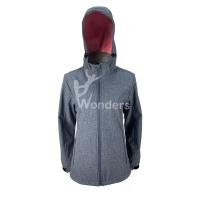 China Waterproof Windproof Ladies Soft Shell Waterproof Jacket Dyed factory