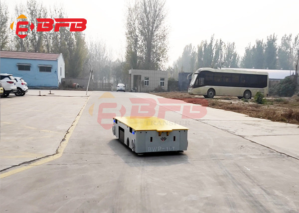 Quality Self Propelled Trackless Transfer Cart Material Handling Trolleys 40 Tons With for sale