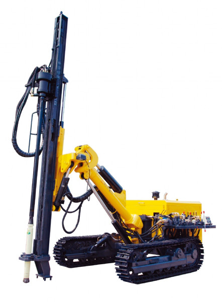 Quality 25m Depth Diesel Engine Hydraulic Crawler Drilling Machine for sale