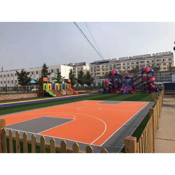 Quality Smellless Safety 100% PP Flooring Squares Interlocking For School Playground for sale