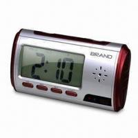 china 1 to 32GB Hidden Camera Clocks with 1,280 x 960 Pixels Resolution and 2,200mA Li-ion Battery