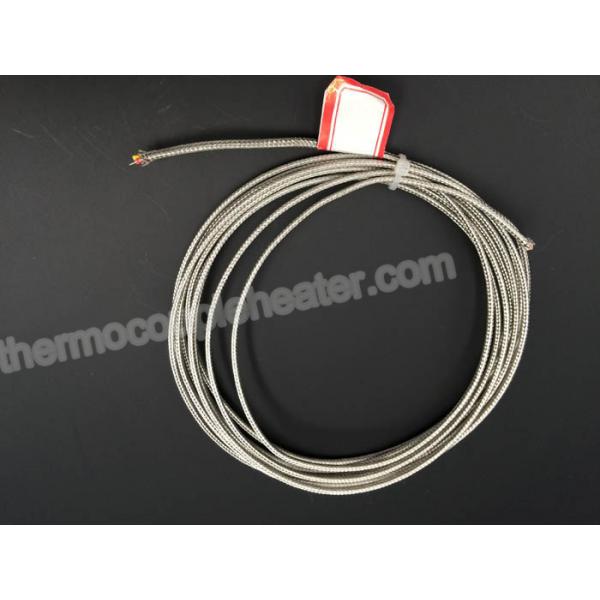Quality Type K Flat Fiberglass Insulation Thermocouple Compensating Cable With Nickel Plated Copper Braided for sale