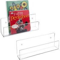 China Acrylic Wall Stand Shelf Unit 15 Invisible Floating Ledge Bookshelf Kids Book Display 1.5x4 factory