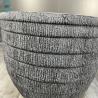 China 2021Foshan's new design high strength multi-stripe durable fiber clay flower pot factory