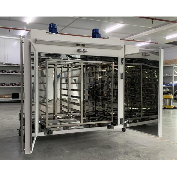 Quality LIYI Powder Coating Hot Air Circulation Drying Oven Double Door 10 Layers Cart for sale