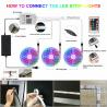 China LED Strip Lights 5050 RGB Colour Changing Tape Under Cabinet Kitchen Lighting TV factory