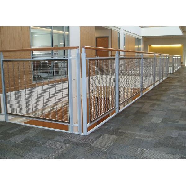 Quality 30%-60% Open area Architectural Metal Mesh 0.5mm-4.0mm Wire Mesh Stair Railing for sale