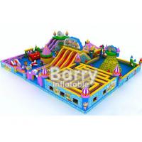 China Fire Retardant Inflatable Sport Game Water Park Slides With Air Blower / Repair Kit factory
