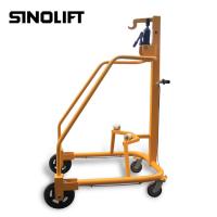China COT400 Portable Oxygen Cylinder Cart With Wheels Lifting Height 450mm Capacity 400kg factory