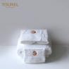 China Luxury White Hotel Collection Turkish Towel With Custom Embroidery Logo factory
