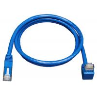 China Down Angle Lan Network Cable Gigabit Molded Patch Cord For Print Server factory