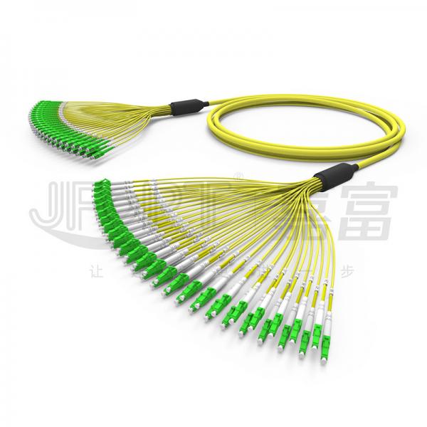 Quality LC-SC Bundle Pre Terminated Fiber Optic Cable 48 Core 2.0mm Branches G652D for sale
