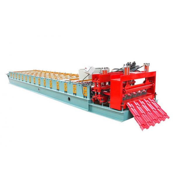 Quality Color Steel Coil Metal Sheet Roof Roll Forming Machine Effective Width 1100mm for sale