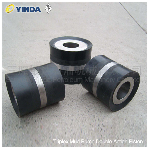 Quality Oil Drilling Industry Triplex Mud Pump Piston Unb-600 Double Action Piston PU for sale