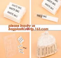 China Individually Packed Waste Bags, Single Folded bag, individual packed bag, individually fold bags, waste bags, clinicial factory