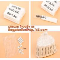 China Individually packed waste bag, individually packed, single fold,100% fully biodegradable die cut handle plastic shopping factory