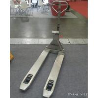 China Stainless Steel Pallet Jack With Weight Scale Washdown Weighing Pallet Jack factory
