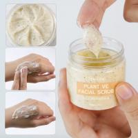 China 300g Bodycare Cosmetics Organic Shea Butter Massage Whitening Body Exfoliating Facial Scrub factory