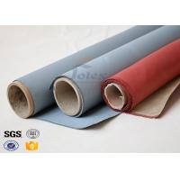 Quality 750 Degree High Silica Fabric 600gsm Silicone Coated Fiberglass Cloth for sale