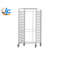 China RK Bakeware China Foodservice NSF 600 X 800 Stainless Steel Baking Rack Bakery Trolleys Double Oven Rack factory