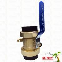 China ISO Standard Big Size Heavier Type Ppr Brass PPR Double Union Ball Valve 75mm factory