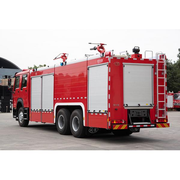 Quality Sinotruk HOWO Water / Foam / Powder Special Fire Truck with Double Row Cabin for sale