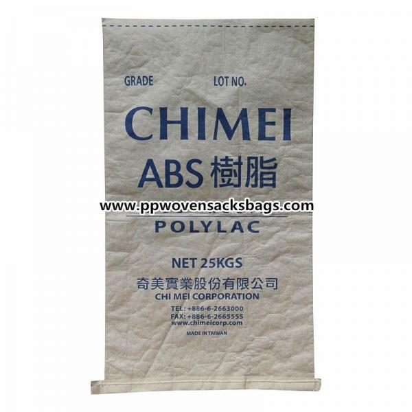 Quality Recycled Kraft Paper Multiwall Paper Bags Laminated Woven Polypropylene Bags for ABS Resin for sale